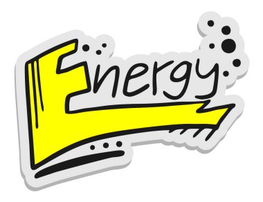 Beyaz arkaplanda enerji etiketi