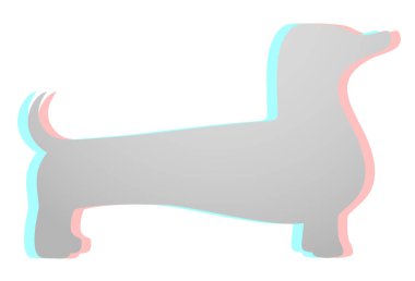 dachshund vektör çizim