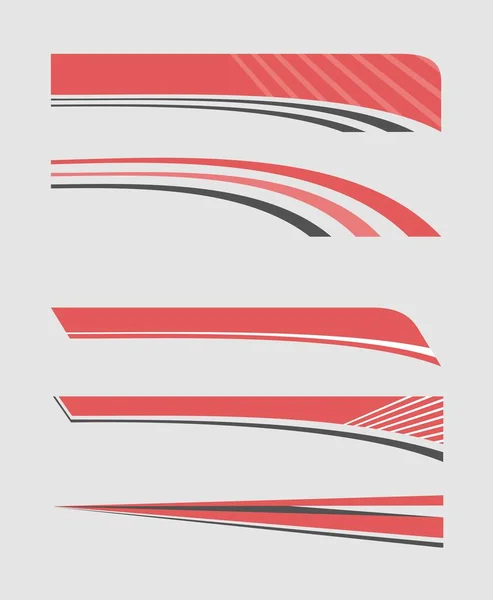 Modern afiş unsurları seti