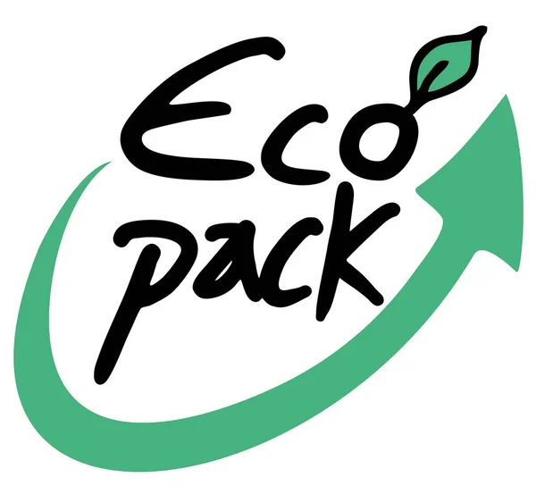 Eco Pack 일러스트 — 스톡 벡터
