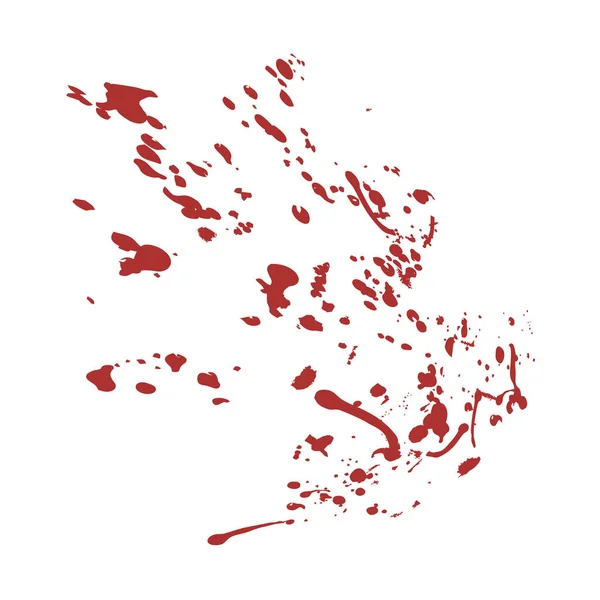 Krevní Spot Vektorová Ilustrace — Stockový vektor
