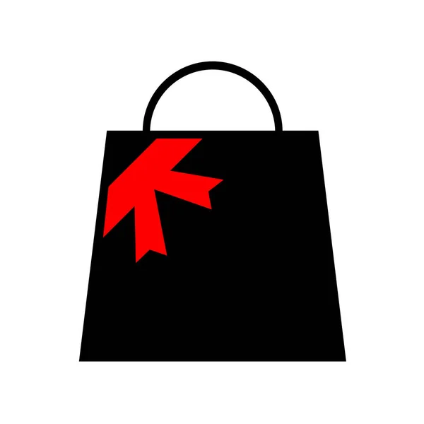 Laden Tasche Symbol Vektor Illustration — Stockvektor