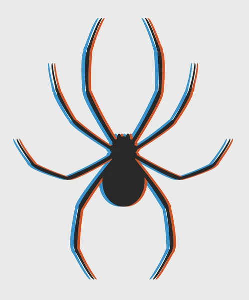 Creative Spider Vector Illustration — Stockový vektor