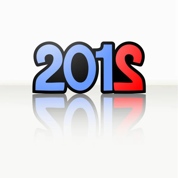 Εικονογράφηση Φορέας Ευτυχισμένο Νέο Έτος 2012 — Διανυσματικό Αρχείο
