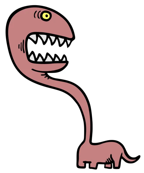 Ilustrasi Vektor Dinosaurus Pemberontak - Stok Vektor