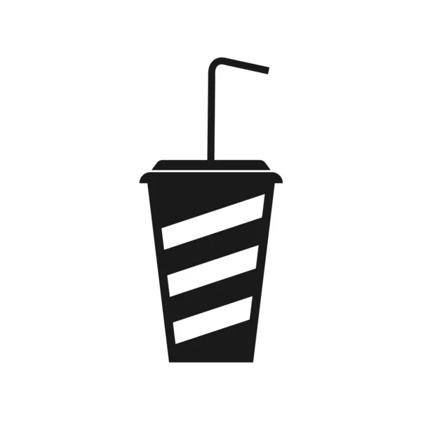 Bouteille Soda Icône Vectorielle Illustration — Image vectorielle