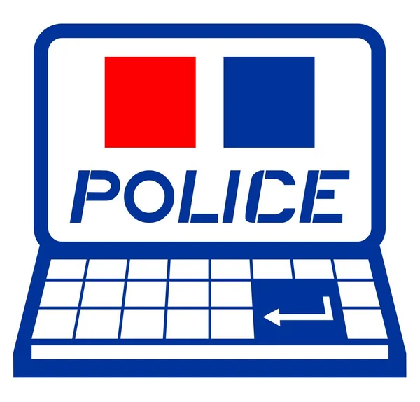 Illustration Vectorielle Police — Image vectorielle