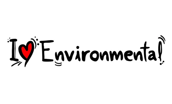 Environmental Music Style Love — Stock Vector