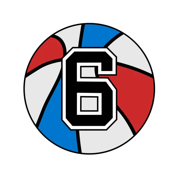 Basketball Symbol Design — Stockvektor