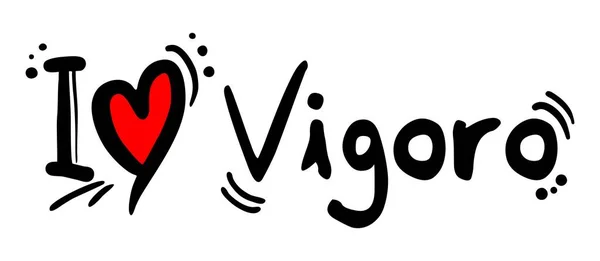 Віґоро Любовний Вектор — стоковий вектор
