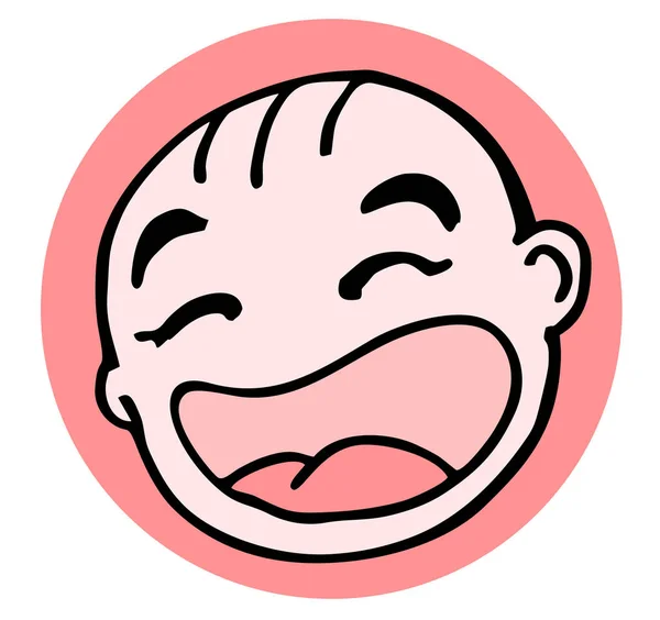 Funny Babe Vector Illustration — Stockvektor