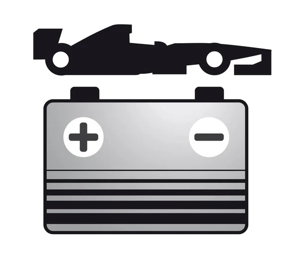 Car Battery Icon Outline Illustration Joystick Vector Icons Web —  Vetores de Stock