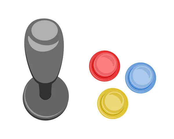 Design Arcade Video Game Control — Stock Vector