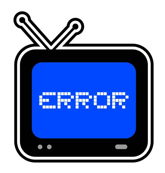 Screen Error Vector Illustratie — Stockvector