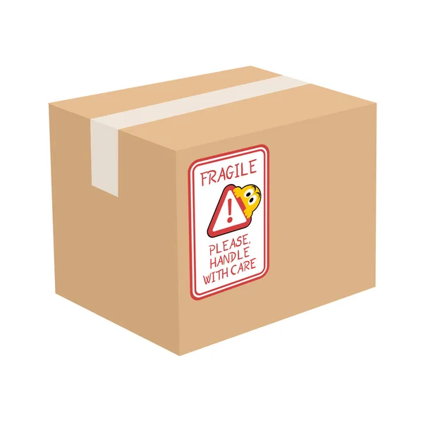 Box Pictogram Vector Illustratie — Stockvector