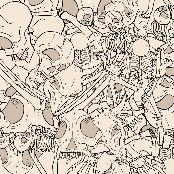 Кістки Фон Векторна Ілюстрація — стоковий вектор