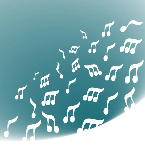 Music Notes Icon Musical Background Colorful Gradients Seamless Pattern Vector — 图库矢量图片