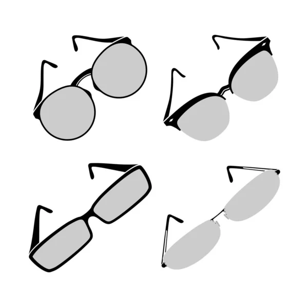 Ochelari Set Colecție Vector Ilustrație — Vector de stoc