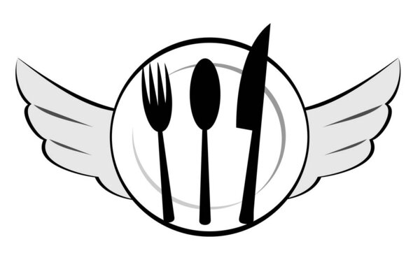 Fly food vector illustration 