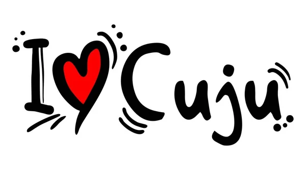 Cuju Love Vector Illustration — Wektor stockowy
