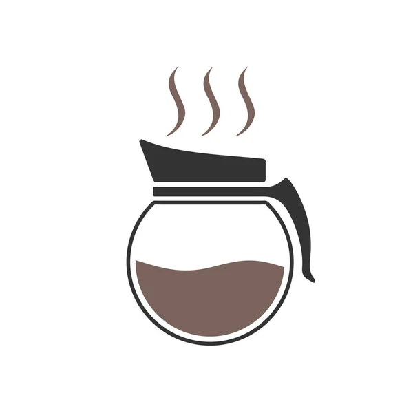 Σχεδιασμός Του Συμβόλου Δοχείου Καφέ — Διανυσματικό Αρχείο