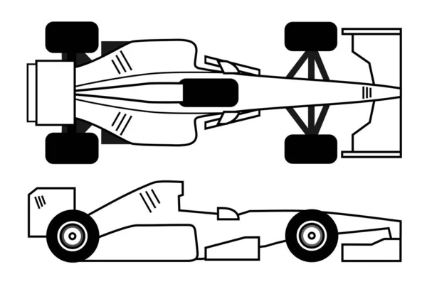 Vektorová Ilustrace Sportovního Vozu — Stockový vektor