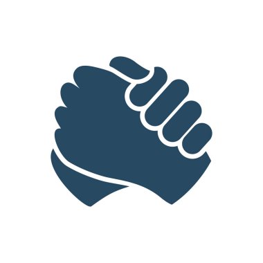 Eller arkadaşlar vektör illüstrasyonunu temsil eder 