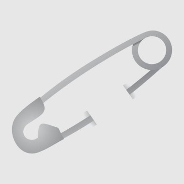 giysi iğne vektör illüstrasyonu