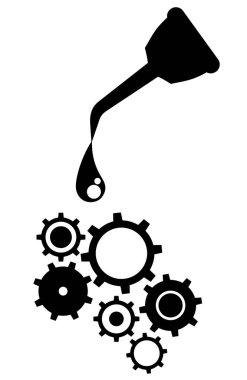 Yağ ve fındık vektör çizimi