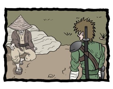 Sahne vektör illüstrasyonu toplanıyor