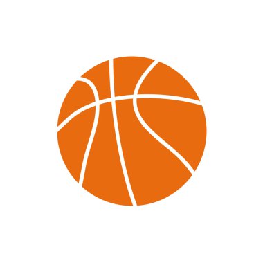 Basketbol ikonu vektör illüstrasyonu