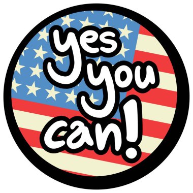 You can, vector motivation background 