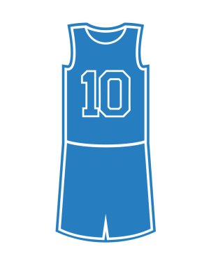 Sepet tekdüze vektör illüstrasyonu