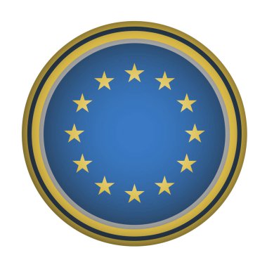 Avrupa sembolü vektör illüstrasyonu