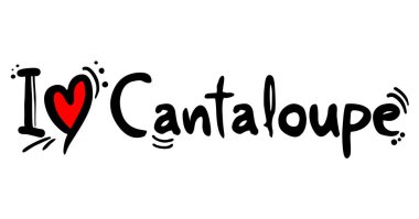 Kavun meyveli aşk mesajı.