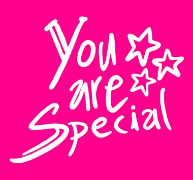 sen özel ileti vektör illüstrasyonusun