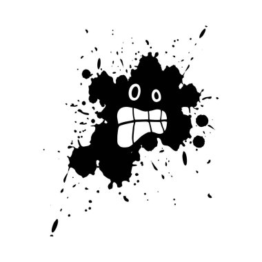 karikatür canavarı vektör çizimi