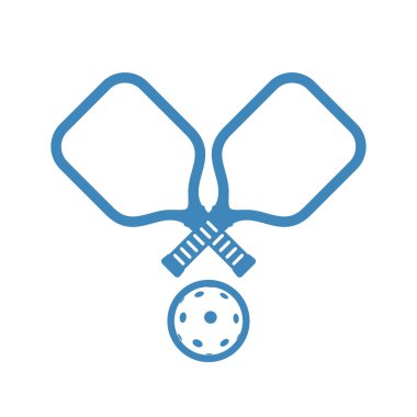 Pickleball spor sembolü çizimi