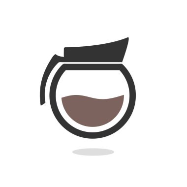 Kahve kavanozu sembolü tasarımı