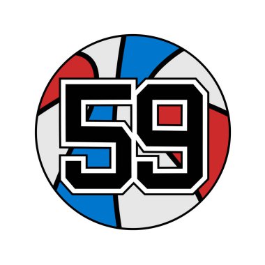 59 numaralı basketbol sembolü.