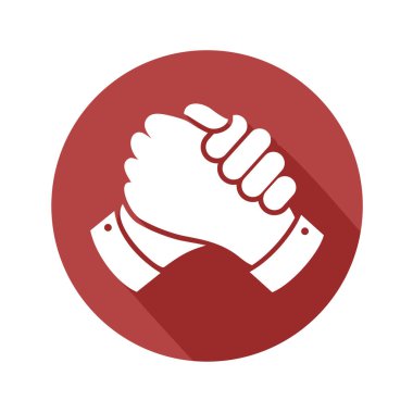 iş elleri simge vektör illüstrasyonu