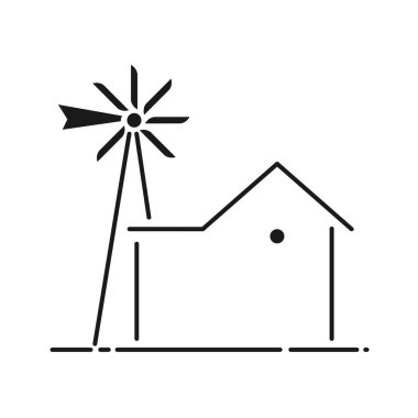 düz tarım vektör illüstrasyonu