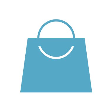 mağaza çantası ikon vektör illüstrasyonu