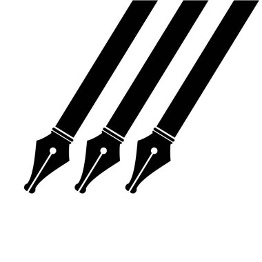 kalem ucu tasarım vektör çizimi