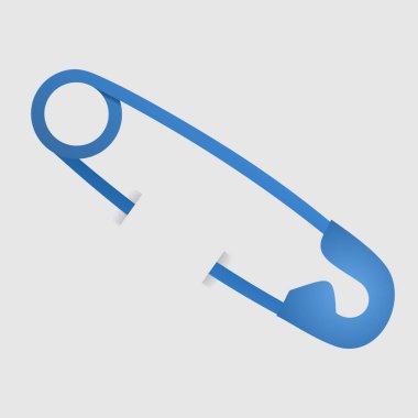 Mavi iğne vektör çizimi