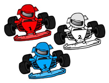 hız kavramı vektör illüstrasyonu