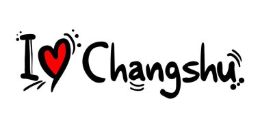 Çin 'in Changshu şehrinde aşk mesajı