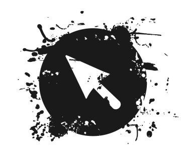 Bir ok ile işiniz için bir arkaplan vektör illüstrasyonu 