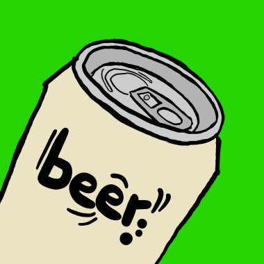 Bira vektör illüstrasyonu