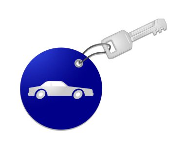 araba simgesi vektör illüstrasyonu 